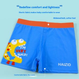 Quick-drying Breathable Cute Cartoon Children's Swimming Trunks