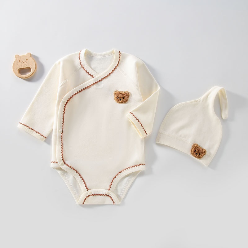 Baby Triangle Rompers Cotton Boneless Newborn Long Sleeve
