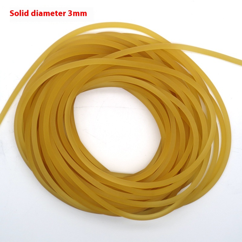 2-8mm Solid Fluorescent Latex High Resilience Projectile Toys Fishing Slingshot Durable Round Leather