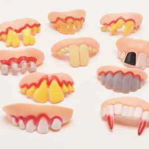 Rabbit Tooth Corgi Whole Toy Funny Funny False Teeth Set