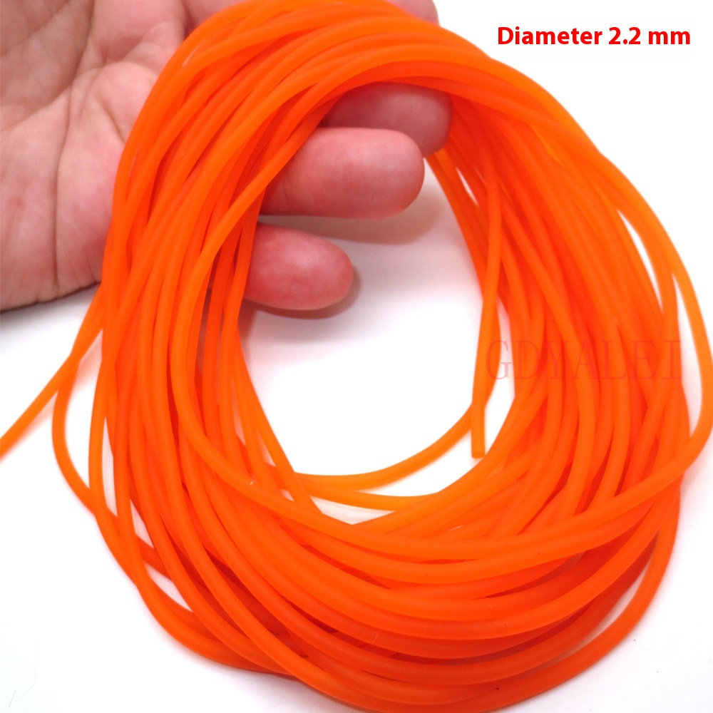 2-8mm Solid Fluorescent Latex High Resilience Projectile Toys Fishing Slingshot Durable Round Leather