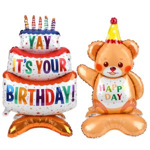 Birthday Balloons 2 Piece Set Large Size Birthday Balloons Aluminum Balloons Birthday Supplies Birthday Balloons Birthday Decoration Store Decoration,132-8890-DJ