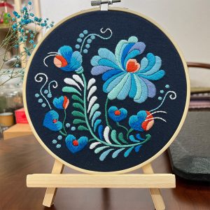Handmade Diy Hanging Painting Three-dimensional Flower Sewing Kit