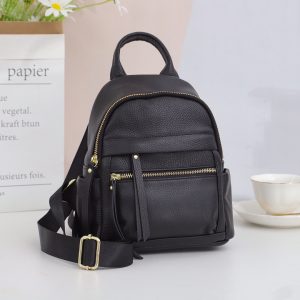 Fashion All-matching Leather Travel Bag Large-capacity Backpack