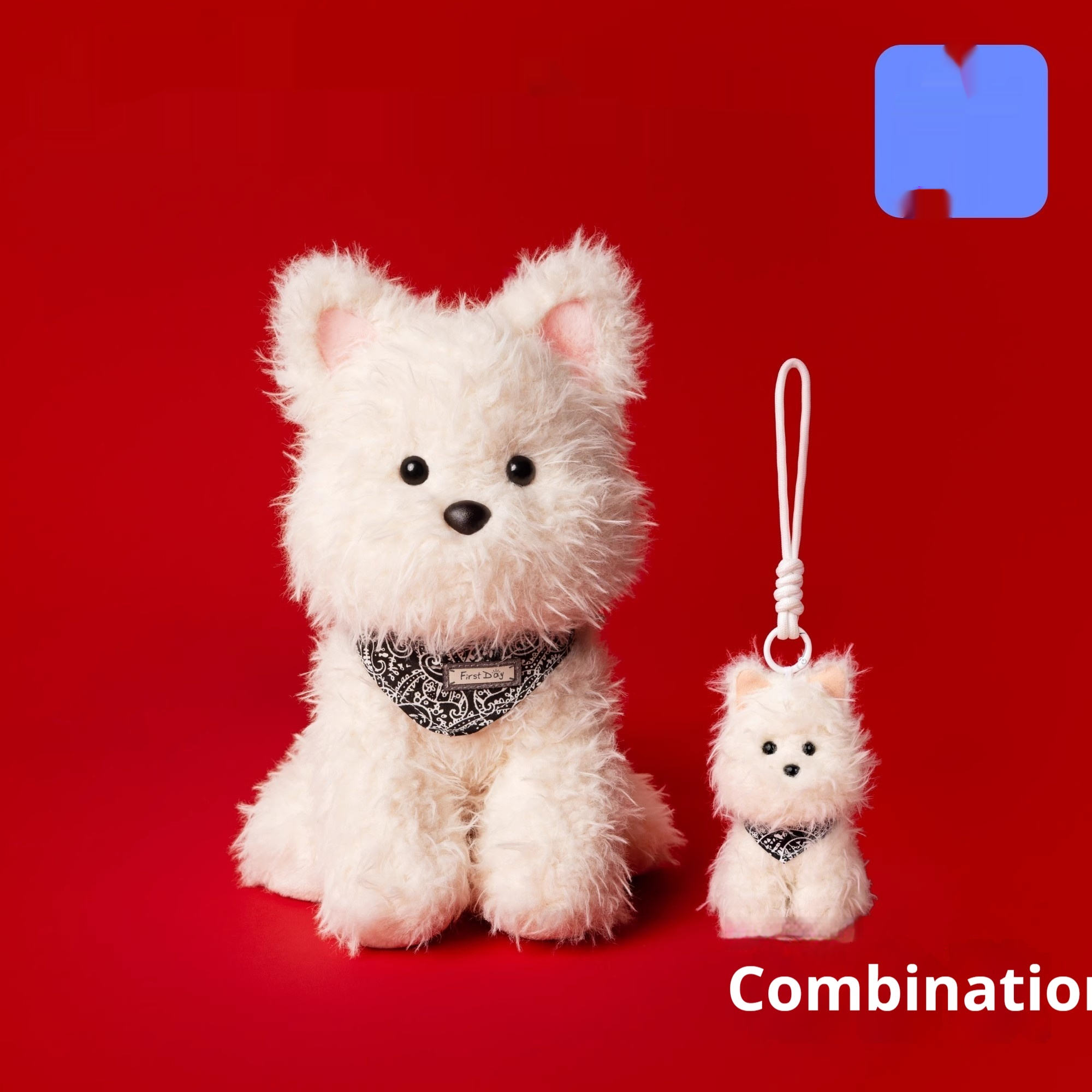 Bobova West Highland Puppy Dog Doll Plush Toy Birthday Gift