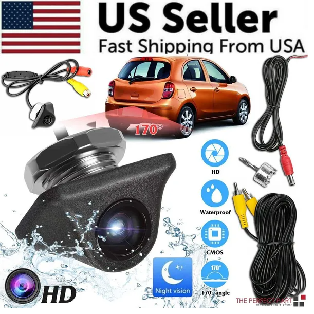 Car Rear View Reverse Camera Parking Backup Cam HD Night Vision Waterproof