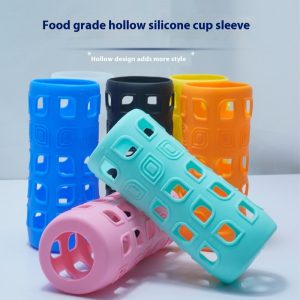 Glass Cover Silicone Heat Insulation Anti-scald Cup Cover