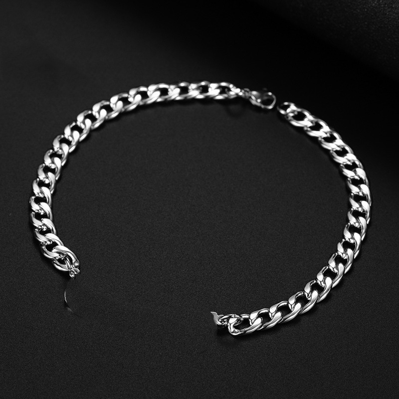 Personalized Stainless Steel Letters Men's Bracelet