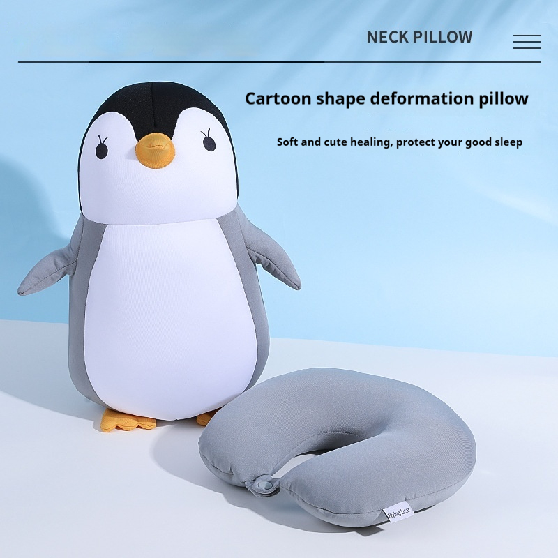 U-shaped Foam Particles Office Siesta Neck Pillow
