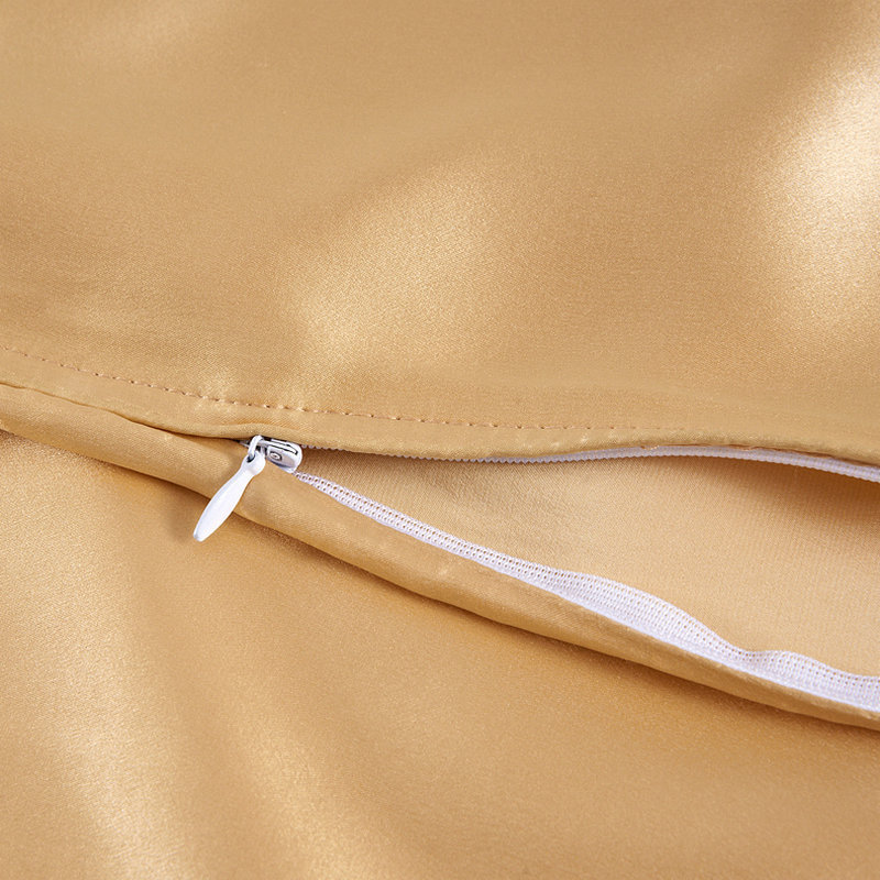 19 M Silk Bed Sheet Fitted Sheet Four-piece Set