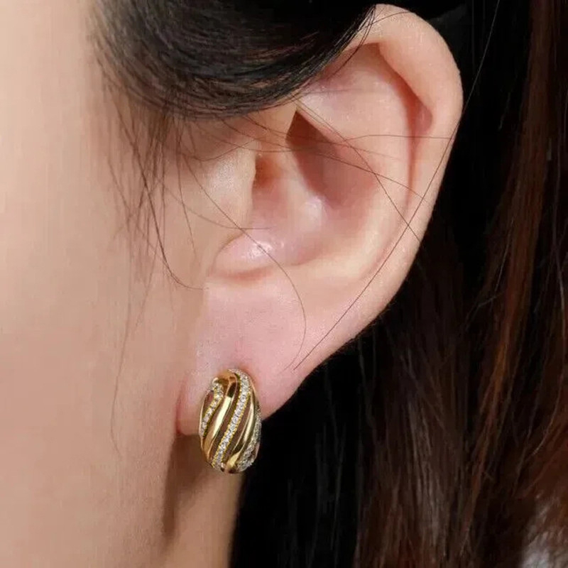 Design Sense Line Temperament Earrings