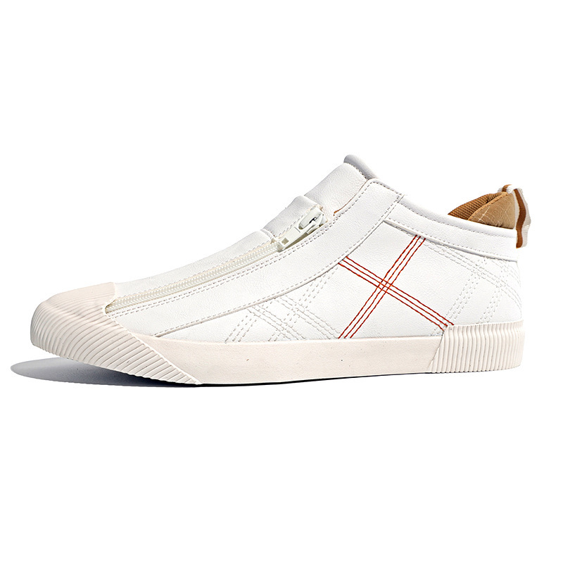 Leather Shoes Breathable Casual Fashion Low-top Sneakers