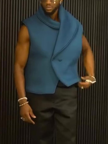 Men's Elegant Irregular Collar Vest