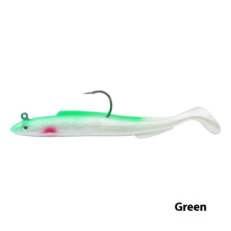 T-tail Soft Fish Jig Hook Lure Artificial Lure