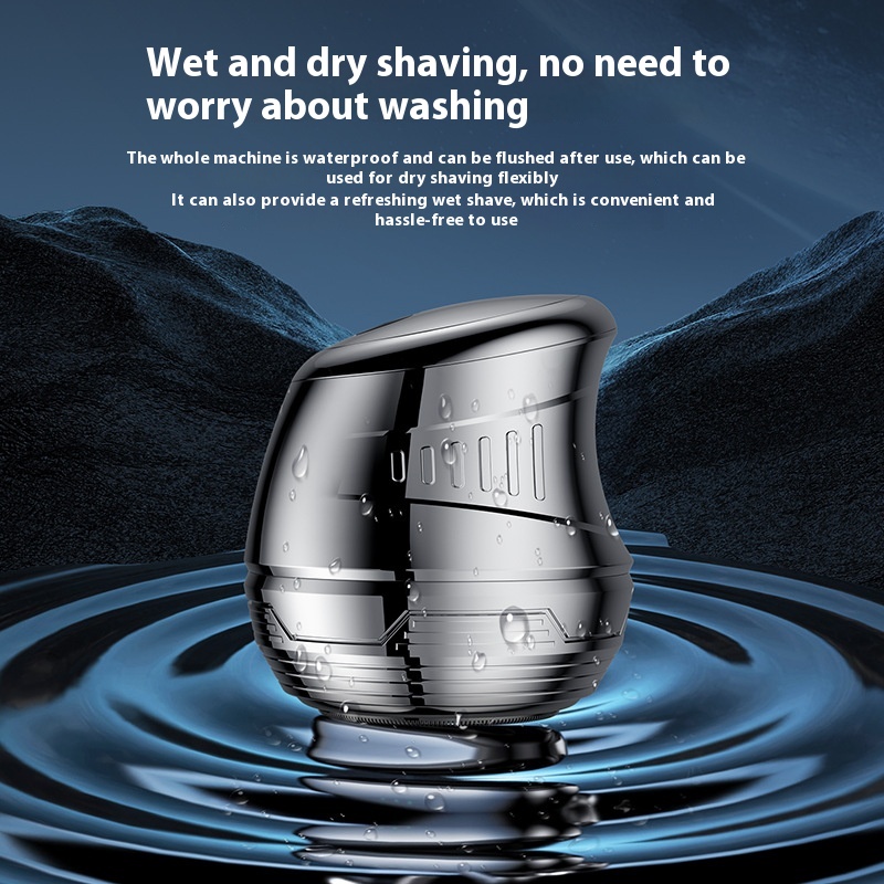 Single Cutter Head Magnetic Suction Rechargeable Electric Shaver