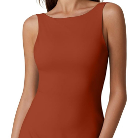 Round Neck Backless Tennis Belt Pocket