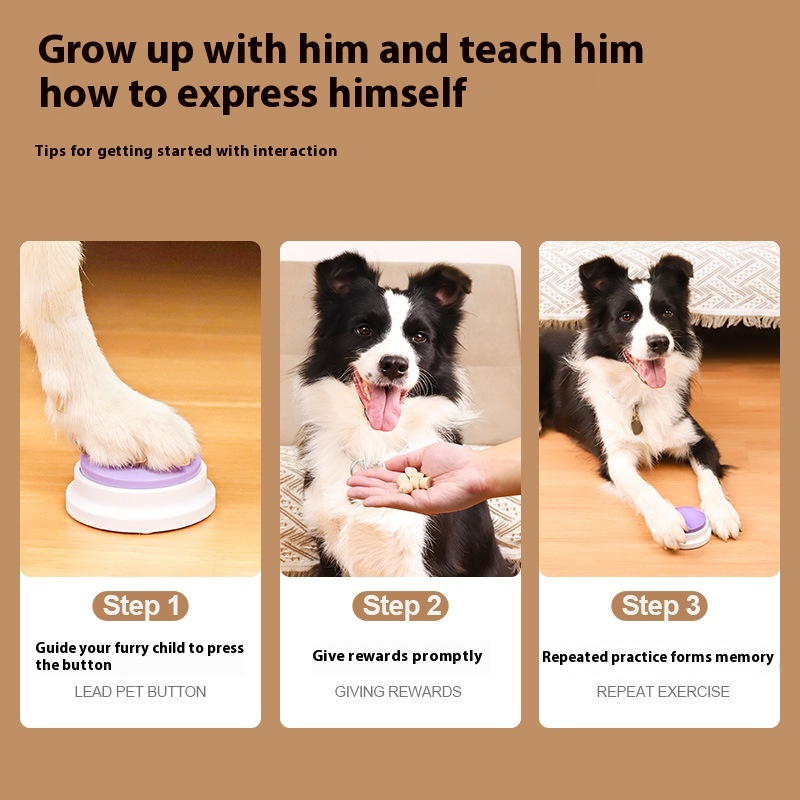 Pet Communication Button Dog Voice Toy