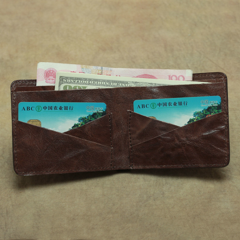 Simple Retro Vintage Vintage Leather Wallet