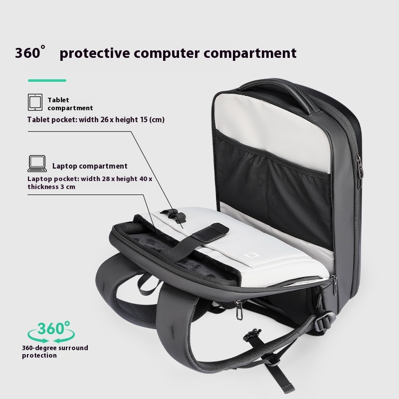 Marco Ledon Hard Shell Backpack For Men