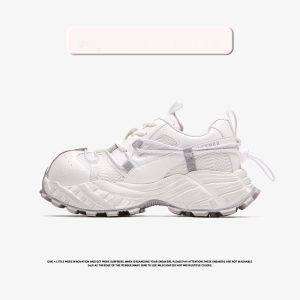 Breathable Mesh Foam Bottom Platform Dad Shoes