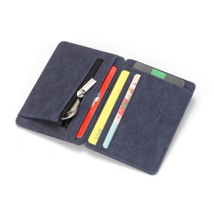 PU Creative Men's Magic Wallet Flip Card Holder