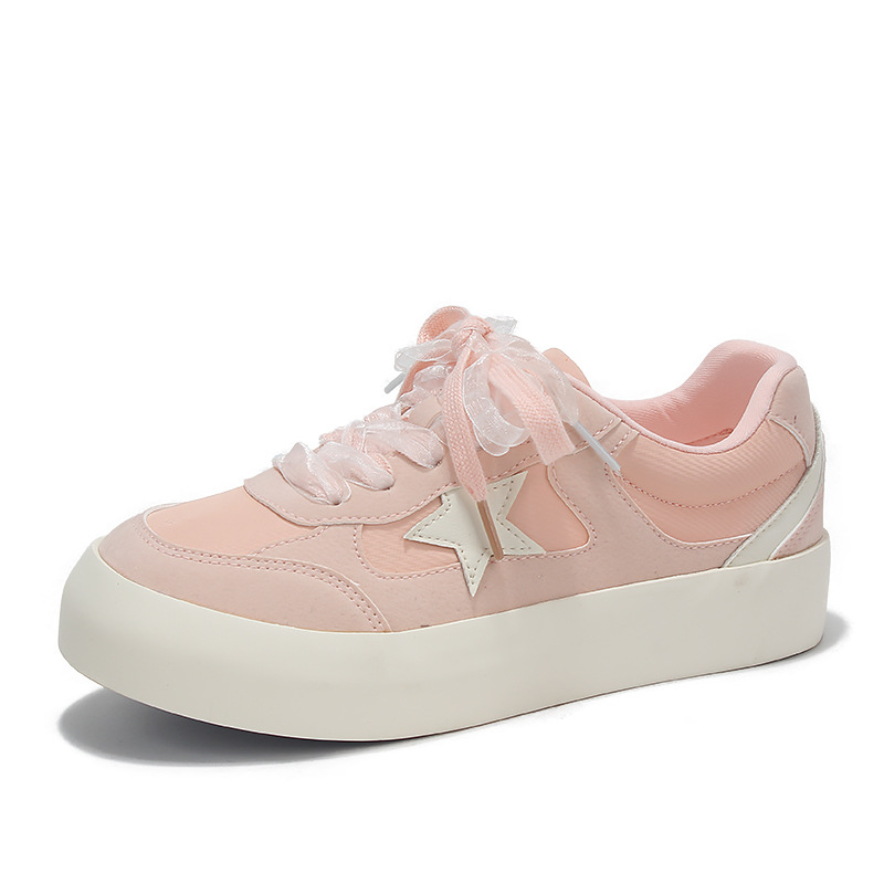 Spring New With Skirt Original Niche All-matching Star Shoes