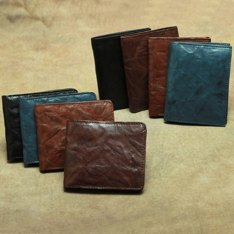 Simple Retro Vintage Vintage Leather Wallet