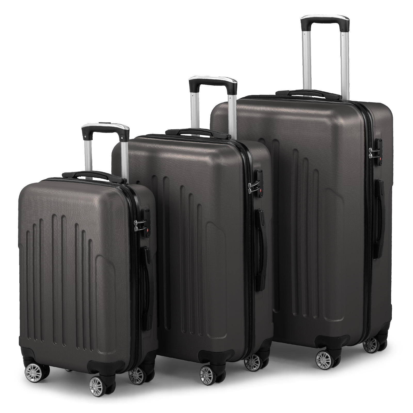 Three In One ABS PC Suitcase 20in 24in 28in Suitcase