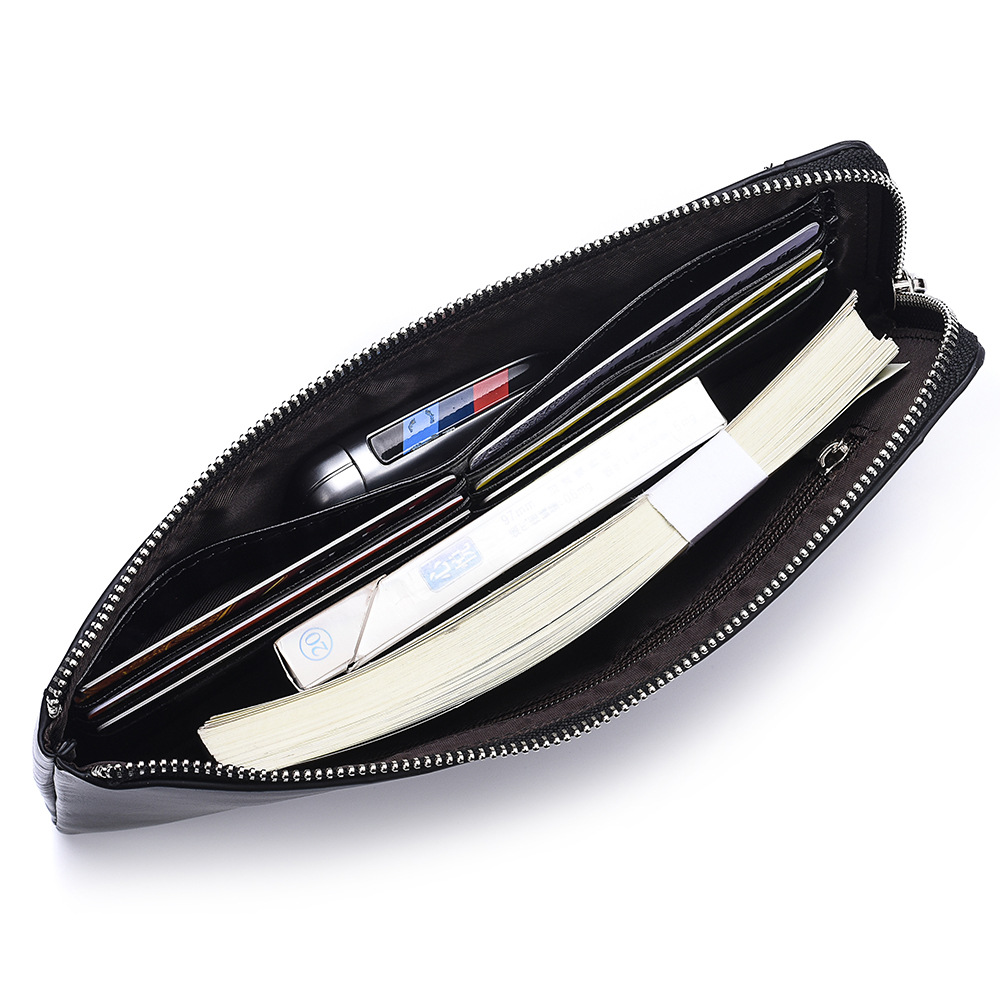 Men's Wallet Long Zipper Mobile Phone Bag