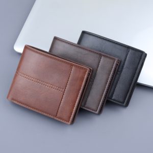 Men's Short Wallet Clip Multi Functional Zero Wallet