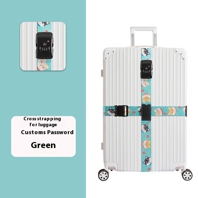 Password Lock Safety Belt Suitcase Band Trolley Case Packing Belt