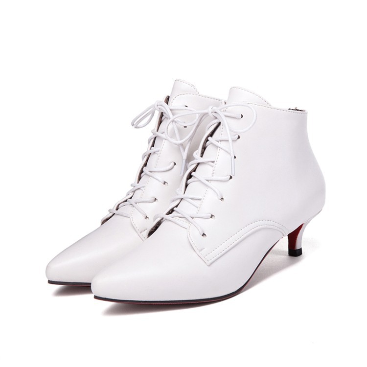 Women's Lace Up Short Boots