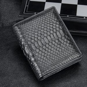 Men's Short Casual Leather Large Capacity Horizontal Wallet