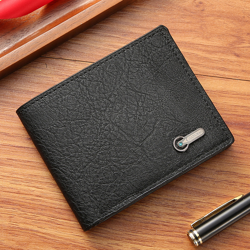 Men's Wallet Business Casual Short Leather
