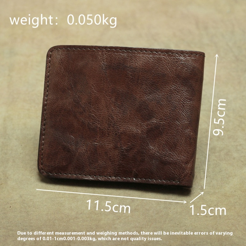 Simple Retro Vintage Vintage Leather Wallet
