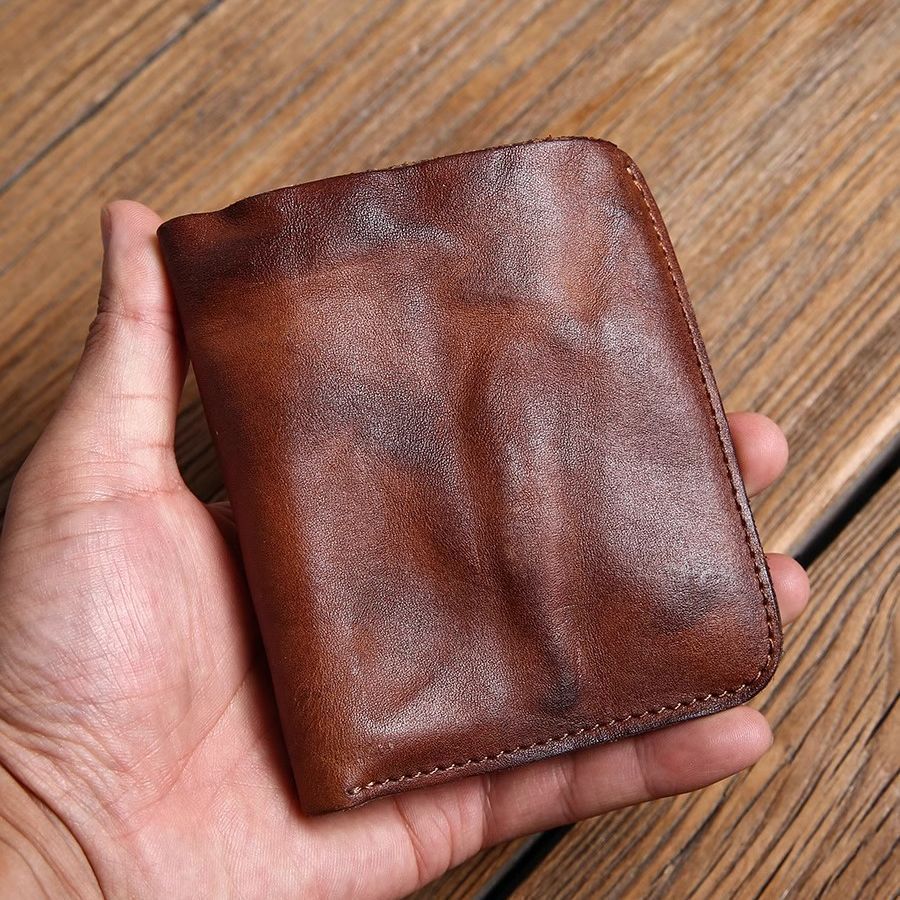 Men's Short Retro Business Simplicity Niche Vertical Wallet