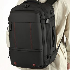 Men's Belt Password Lock Business Backpack Scalable Backpack