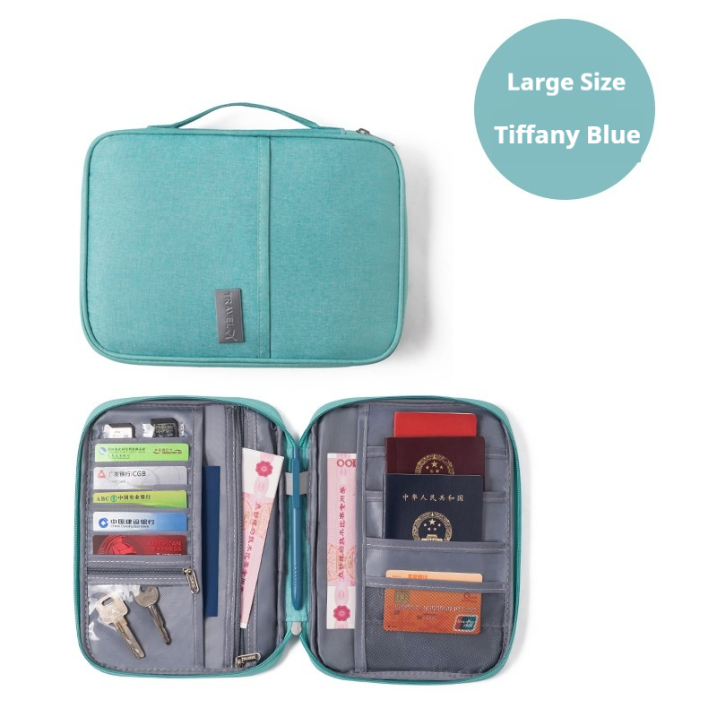 Portable Travel Airplane Waterproof Card Bag