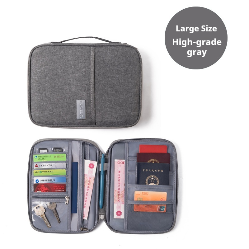 Portable Travel Airplane Waterproof Card Bag