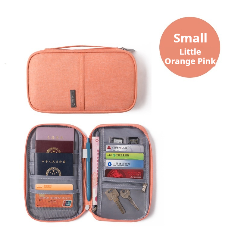 Portable Travel Airplane Waterproof Card Bag