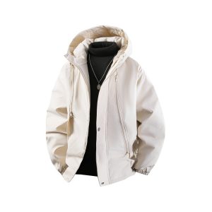 New Thick Cotton Coat Men's Windproof