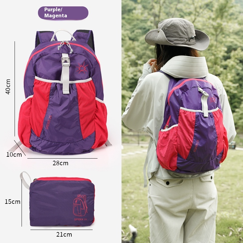 Portable Lightweight Mountaineering Backpack Convenient Travel Mountain Climbing